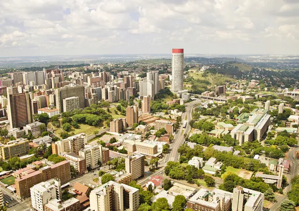 Lindas linhas do horizonte de Joanesburgo — Fotografia de Stock