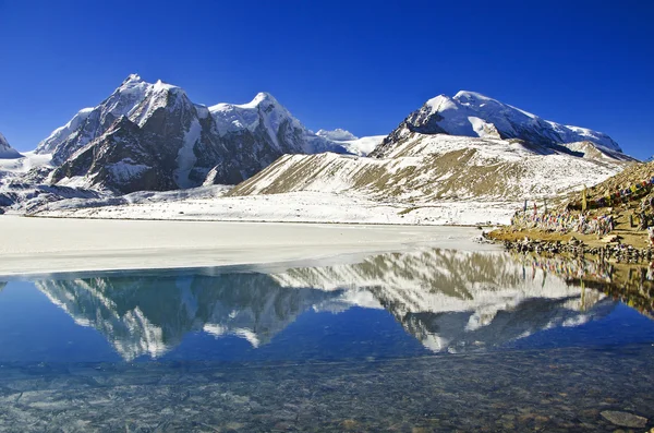 Lago Gurudongmar em Sikkim do Norte Himalaia — Fotografia de Stock
