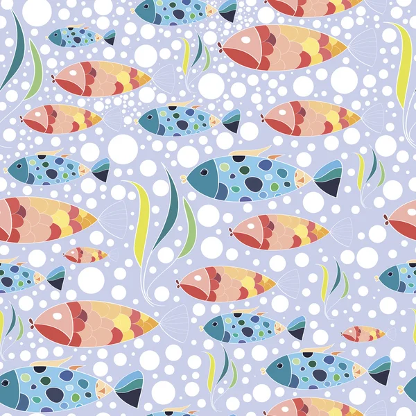 Декоративні акваріумні рибки - Векторна ілюстрація, ізольовані елементи дизайну на білому . — стоковий вектор