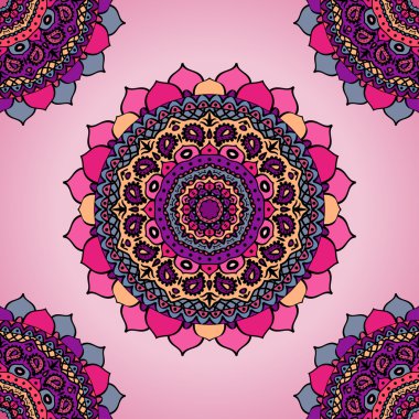 arka plan ile mandala