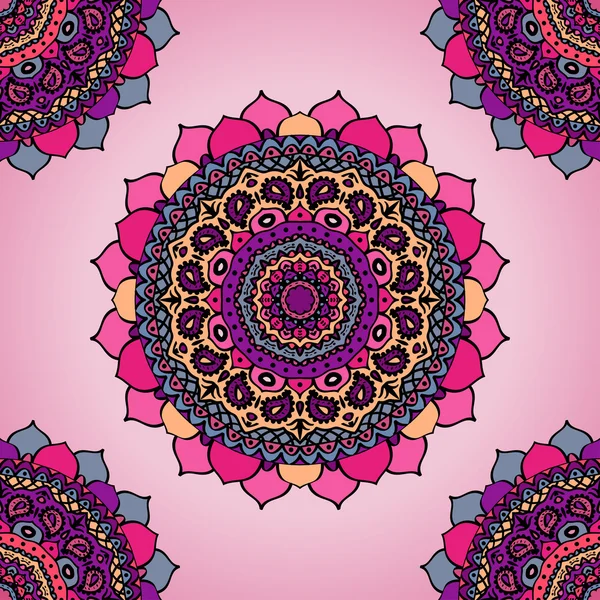 Achtergrond met mandala — Stockvector