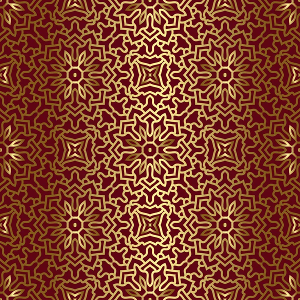 gold süsleme ile Seamless modeli. 3D efekti