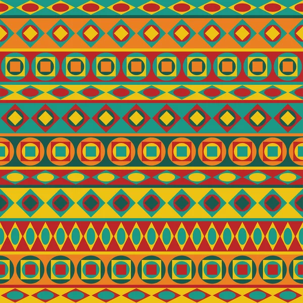 Naadloos patroon met etnische ornament Stockvector
