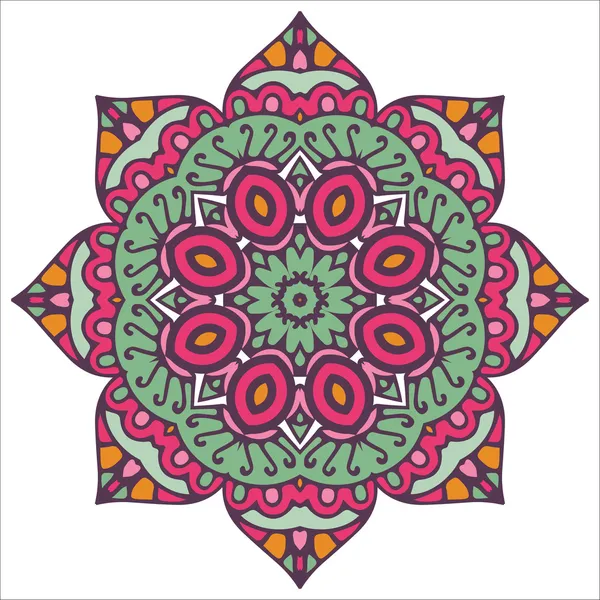 Mandala. vektor cirkel prydnad, designelement Royaltyfria illustrationer