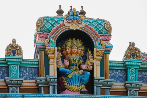 Hindu Tanrısı Bangalore Karnataka Hindistan Daki Bir Tapınağın Dış Cephesinde — Stok fotoğraf