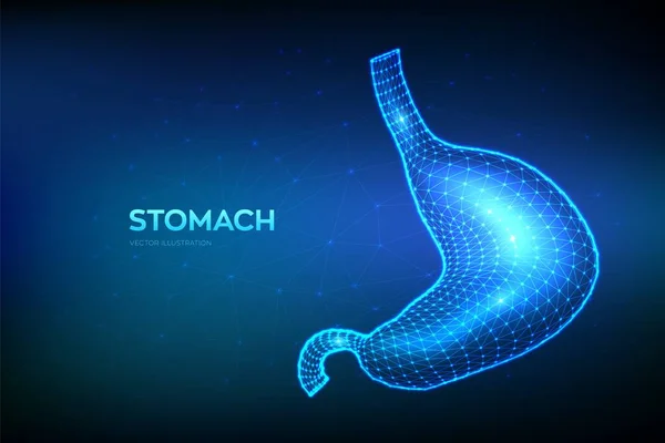 Estómago Estómago Humano Úlcera Gastroparesia Tratamiento Gastritis Concepto Diagnóstico Resumen — Archivo Imágenes Vectoriales