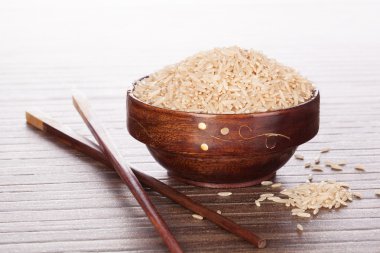 Asya pişirme. pirinç.