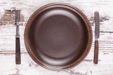 Gastronomi arka plan kopya alanı ile.