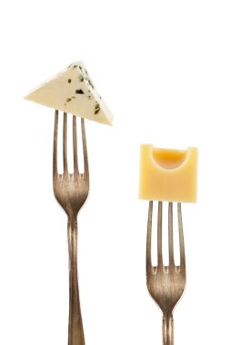 Blue cheese & Emmentaler. clipart
