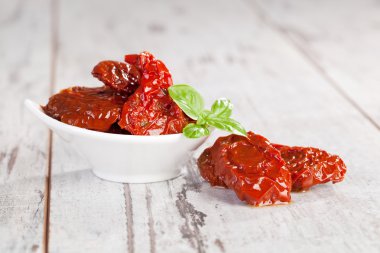 Dried tomatoes. clipart