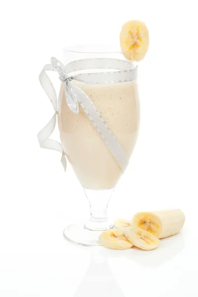 Banaan milkshake. — Stockfoto