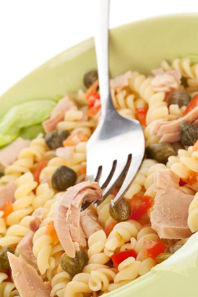 Tuna pasta background. — Stock Photo, Image