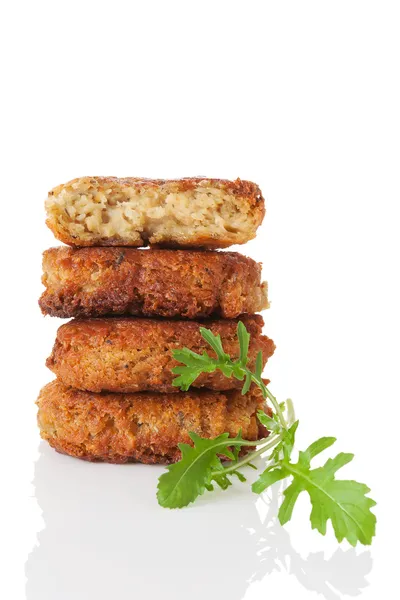 Läckra falafel högen. — Stockfoto