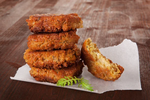 Falafel bakgrund. — Stockfoto