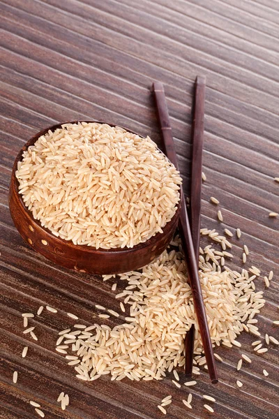Brauner Reis. — Stockfoto