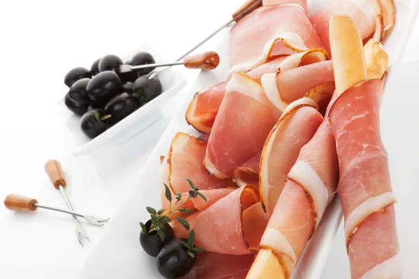 Luxe ham achtergrond. — Stockfoto