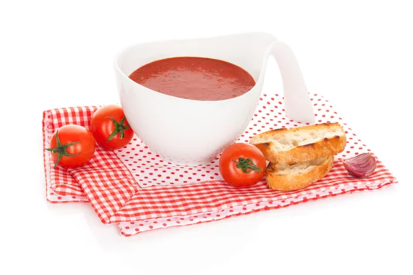 Sopa de tomate . — Fotografia de Stock