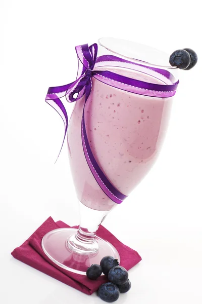 Batido de arándanos. — Foto de Stock