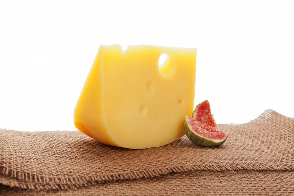 スイスチーズの静物. — ストック写真