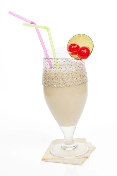 Banaan milkshake. — Stockfoto