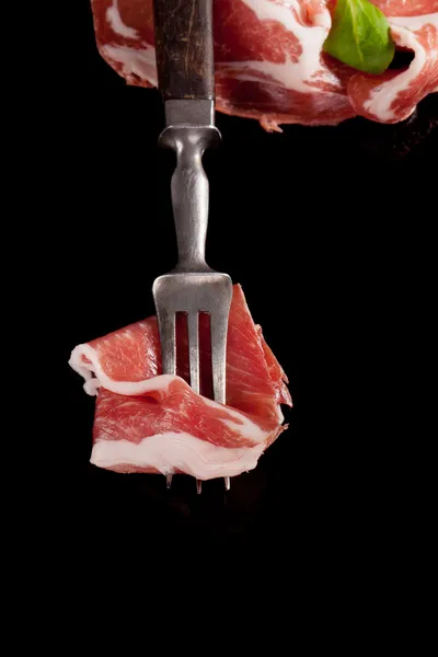 Parma ham background. — Stock Photo, Image