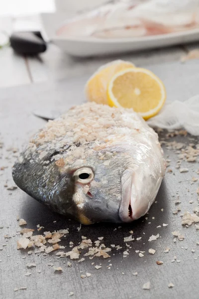 Fundo de cozinha de marisco . — Fotografia de Stock