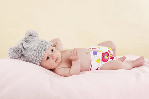 Baby lying and relaxing. — Stock Photo, Image