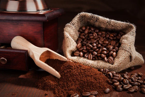 Tradizionale sfondo caffè . — Foto Stock