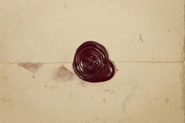 Ancien timbre de cire antique . — Photo