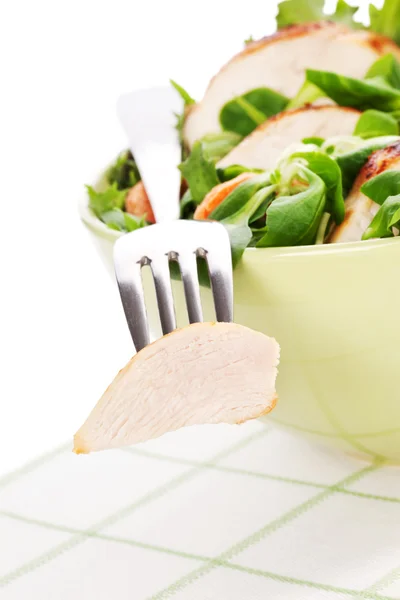 Fresh chicken salad. — Stock Photo, Image