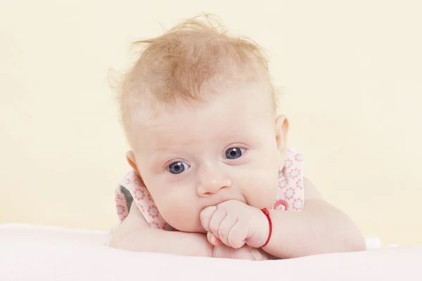 Baby girl portrét. Royalty Free Stock Fotografie