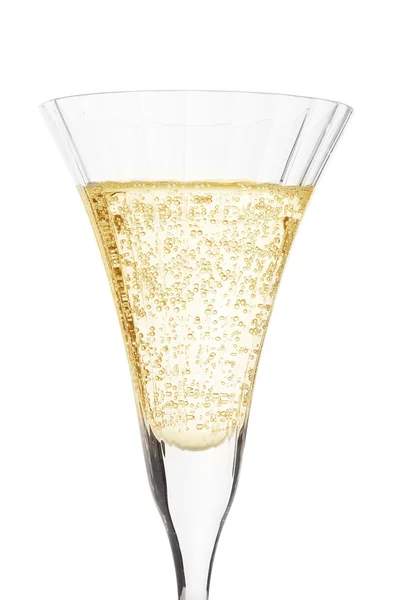 Champagner im Glasdetail. — Stockfoto