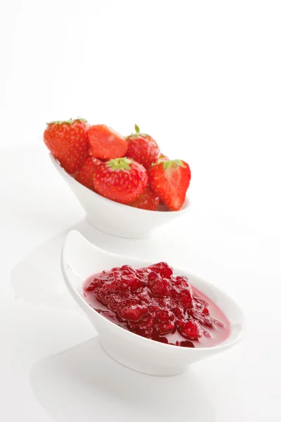 Strawberry marmelad. — Stockfoto