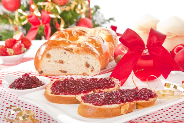 Traditionell julkaka. — Stockfoto