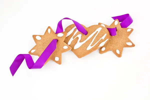 Lyxig jul pepparkakor. — Stockfoto