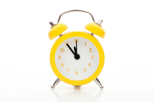 Alarm clock isolated on white. — Stock Photo, Image