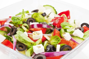salata yakın çekim.