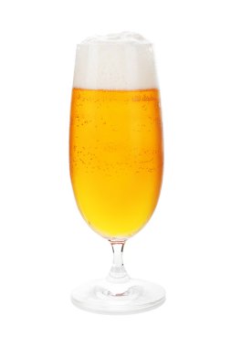 Pilsner bira cam izole.
