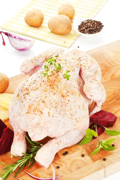 Delicious sfondo di pollo . — Foto Stock