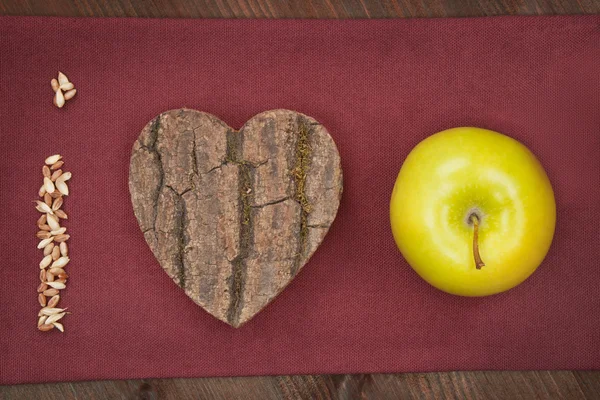 Kami suka apel . — Stok Foto