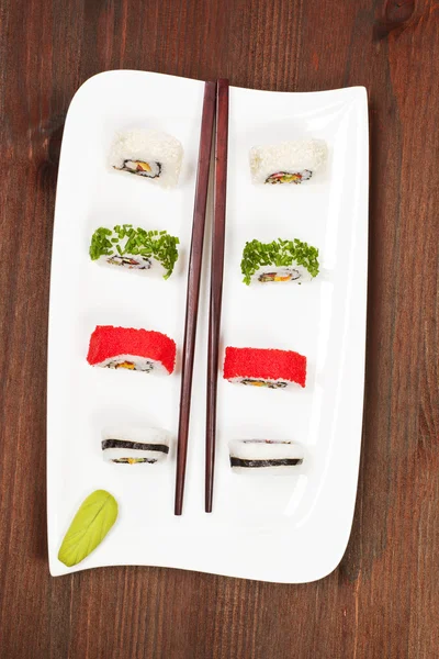 Sushi rolls. — Stock Photo, Image