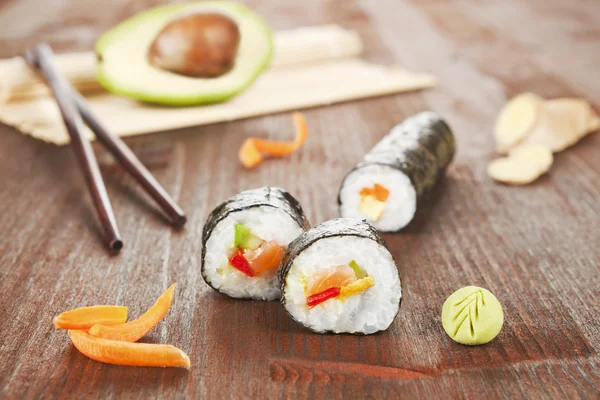 Delicious sushi roll. — Stock Photo, Image