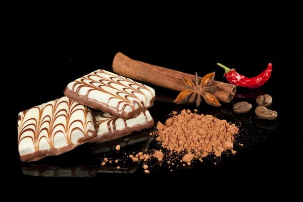 Delicioso caramelo de chocolate — Foto de Stock
