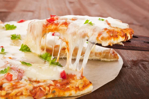 Delicious pizza. — Stock Photo, Image