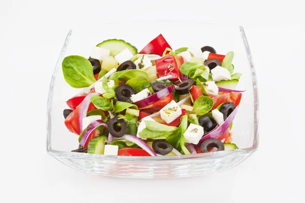 Verse salade geïsoleerd. — Stockfoto