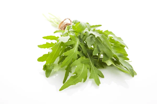 Rucola-Bund aus nächster Nähe. — Stockfoto