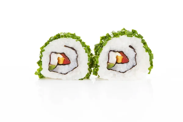 Sushi isolated on white. — Stock Photo, Image