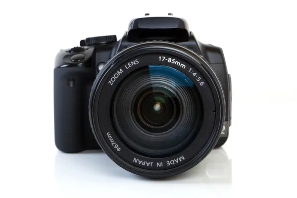 Dslr camera - Frontansicht — Stockfoto