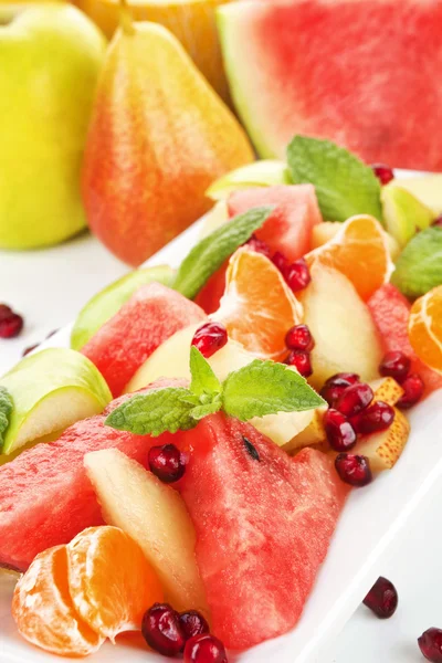 Insalata di frutta da vicino. — Foto Stock