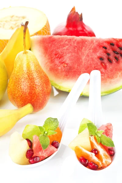 Note di alimentazione. Frutta tropicale . — Foto Stock